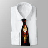 赤と金ゴールドのナツクラッカーネックタイ ネクタイ (タイ)