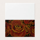 赤と金ゴールドのバラ (外部フラット)