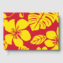 赤と金ゴールドのピンクビキニ模様 ゲストブック