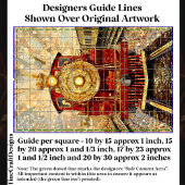 赤と金ゴールドのヴィンテージロコ、モザイクDH3Rデコページ 薄葉紙