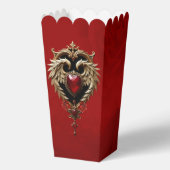 赤と金ゴールドの優雅さ フェイバーボックス (裏面)