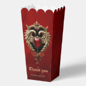 赤と金ゴールドの優雅さ フェイバーボックス (正面)