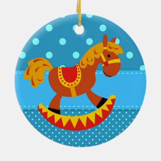 赤と金ゴールドを揺らす玩具 セラミックオーナメント (裏面)