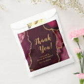 赤と金ゴールドアゲート誕生日ありがとう フェイバーバッグ (封をした状態)