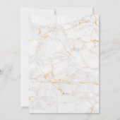 赤と金ゴールドアフリカのママとベビーエレガントシャワー 招待状 (裏面)