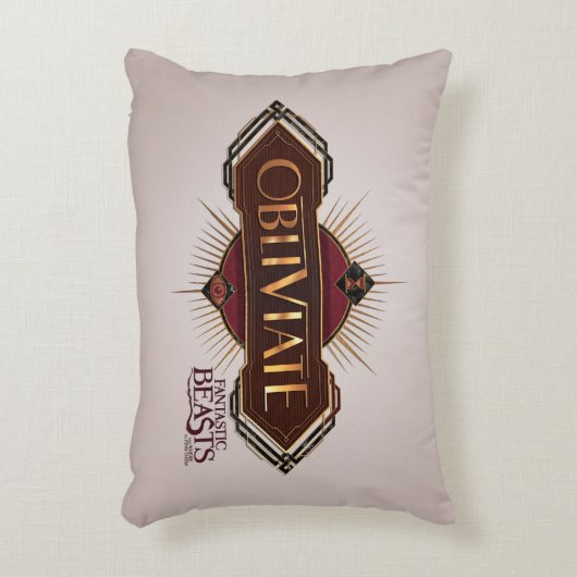 赤と金ゴールドアールデコ束縛呪文図 アクセントクッション (正面(垂直))