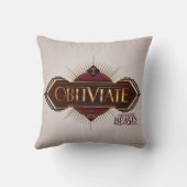 赤と金ゴールドアールデコ束縛呪文図 クッション (裏面)