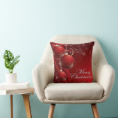 赤と金ゴールドエレガントがクリスマスを祝う クッション (椅子)