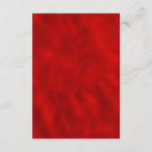 赤と金ゴールドエレガントフローラ結婚の詳細 エンクロージャーカード (裏面)