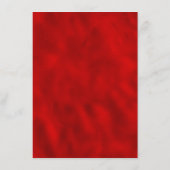 赤と金ゴールドエレガントフローラ結婚披露宴 エンクロージャーカード (裏面)