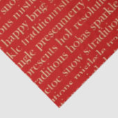 赤と金ゴールドクリスマス応援クリスマス 薄葉紙 (詳細)