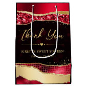 赤と金ゴールドグラムティアーズ《写真》ぼけ味Sweet sixteen ミディアムペーパーバッグ (裏面)