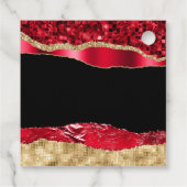 赤と金ゴールドグラムティアーズSweet sixteenありがとう フェイバータグ (裏面)