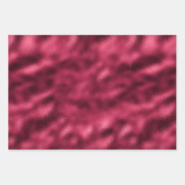 赤と金ゴールドグラム ラッピングペーパーシート