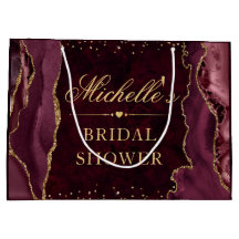 赤と金ゴールドグリッターマーブルゲートブライダルシャワー