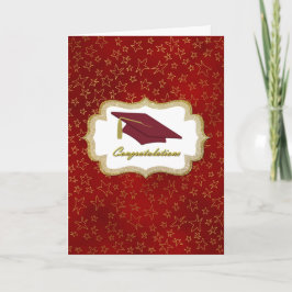 赤と金ゴールドスターズ卒業  カード