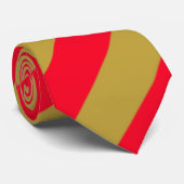 赤と金ゴールドストライプ ネクタイ (ロール)