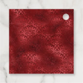 赤と金ゴールドフローラ フェイバータグ (裏面)