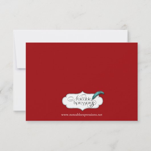 赤と金ゴールドマンダラインディアン結婚式の日付を保存 セーブザデート (裏面)