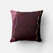 赤と金ゴールドマーブルゲート クッション (裏面)