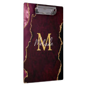 赤と金ゴールドマーブルゲート クリップボード (右)