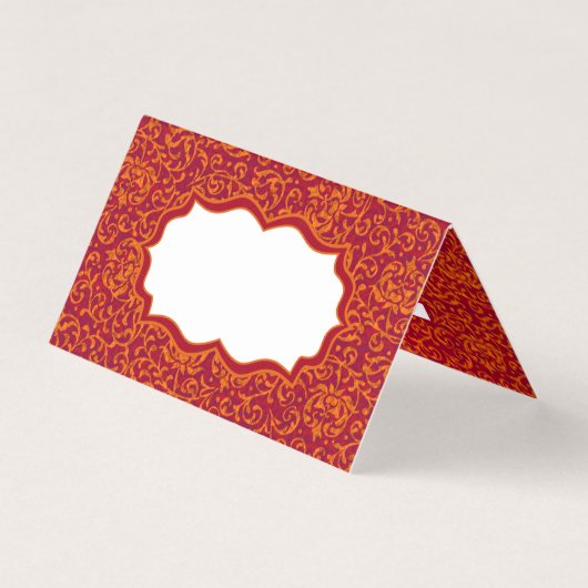 赤と金ゴールドルネッサンスチューダーダマスクフローラ (正面)