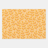 赤と金ゴールド中国のの新年お祝い ラッピングペーパーシート (正面3)