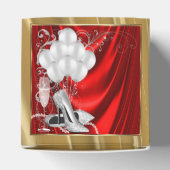 赤と金ゴールド誕生会 フェイバーボックス (上部)