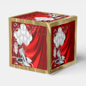 赤と金ゴールド誕生会 フェイバーボックス (裏面サイド)