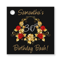 赤と金ゴールド誕生日