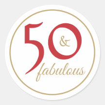 赤と金ゴールド50と素晴らしいタイポグラフィ