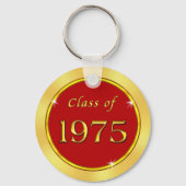 赤と金ゴールド、クラス75の懇親会好意、 キーホルダー (裏面)