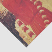 赤と金ゴールド・クリスマスの天使を作る音楽 薄葉紙 (詳細)