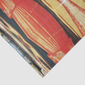 赤と金ゴールド・クリスマスの天使を作る音楽 薄葉紙 (詳細)