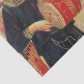 赤と金ゴールド・クリスマスの天使を作る音楽 薄葉紙 (詳細)