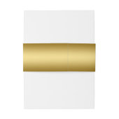 赤と金ゴールド 招待状ベリーバンド (裏面例)