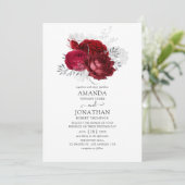 赤と銀のフローラ結婚ズ 招待状 (スタンド正面)