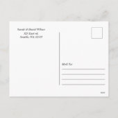 赤と銀の星すべてメリーの写数々の真 シーズンポストカード (裏面)