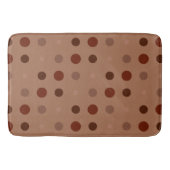 赤と錆の点 バスマット (正面)