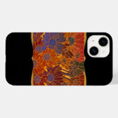赤と青とオレンジの花 Case-Mate iPhoneケース (裏面 (横))