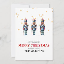 赤と青のくるみ割りクリスマス