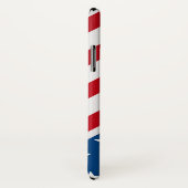 赤と青のアメリカ国旗のパターン Case-Mate iPhoneケース (裏面/右)