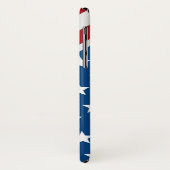 赤と青のアメリカ国旗のパターン Case-Mate iPhoneケース (裏面/左)