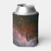 赤と青のカリーナ星雲 ハッブル望遠鏡 缶クーラー (缶正面)