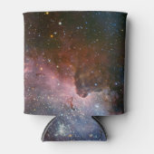 赤と青のカリーナ星雲 ハッブル望遠鏡 缶クーラー (正面)