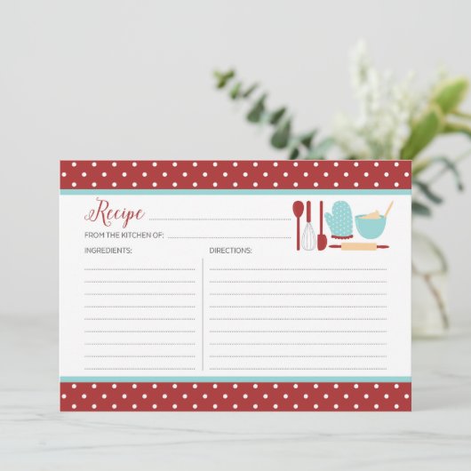 赤と青のキッチンレシピ (スタンド正面)