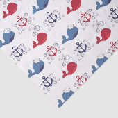 赤と青のクジラといかり 薄葉紙 (詳細)