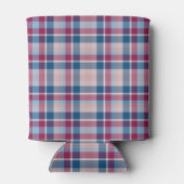 赤と青のクラシックカスタム文字クーラーボックス 缶クーラー (裏面)