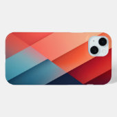 赤と青のグラデーション Case-Mate iPhoneケース (裏面 (横))