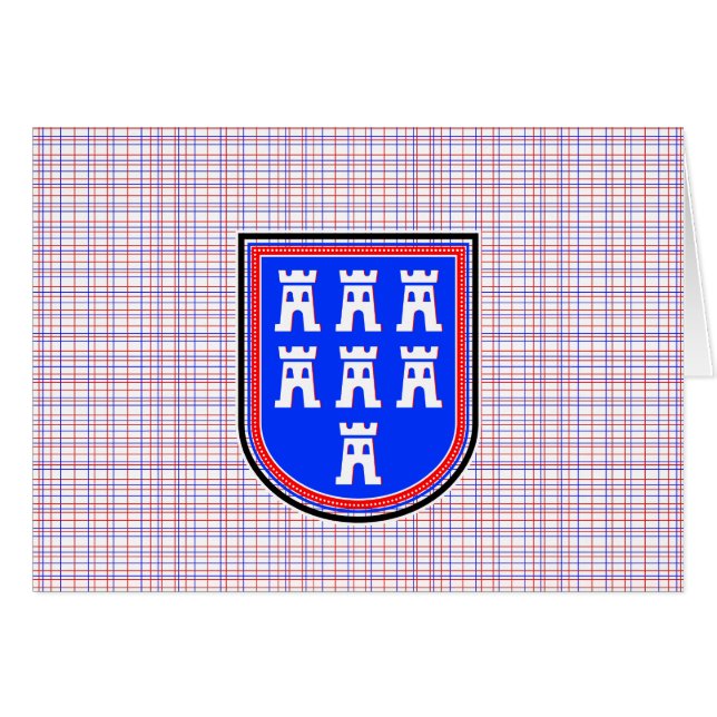 赤と青のザクセンの看板 (正面横)